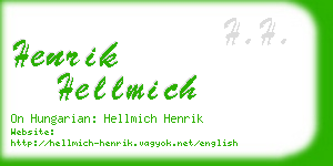 henrik hellmich business card